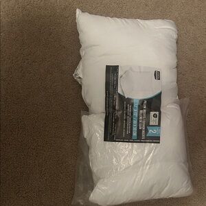 Two pillow inserts. Never used. Bought wrong size.